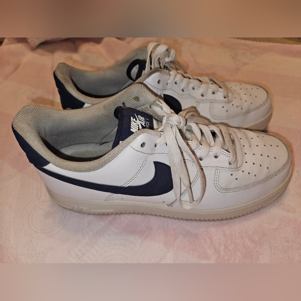 Mens Nike Air Force '07 Midnight Navy Size 10